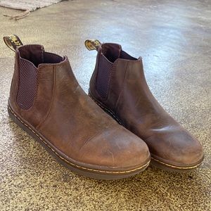 Dr. Martens KATYA WOMEN'S LEATHER CASUAL CHELSEA BOOTS